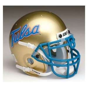  Tulsa Golden Hurricane Schutt Mini Helmet Sports 
