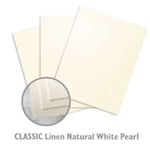  CLASSIC Linen Natural White Pearl Paper   200/Carton 