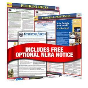  Puerto Rico Labor Law Posters (State & Federal incl. NLRA 