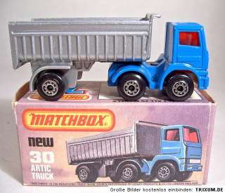 Superfast No.30D Articulated Truck nonmetallic blue cab  