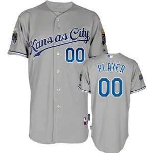  Kansas City Royals Jersey Any Player Road Grey Authentic 