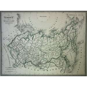  VA Malte Brun Map of Siberia (1861)