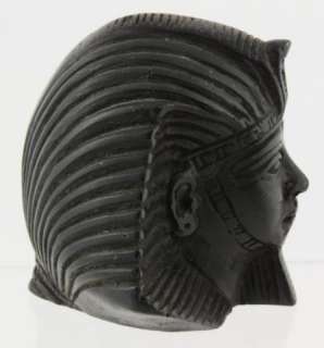 Egyptian Artifact Replica King Tutankhamun Head Solid Cast/Carved 