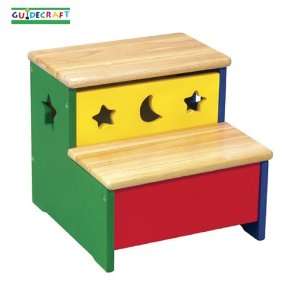  Moon & Star Storage Step Up Stool by Guidecraft