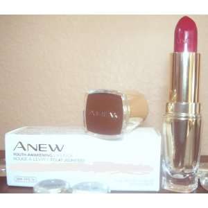  Avon Anew Youth Awakening Lipstick Regal Red SPF 15 New in 