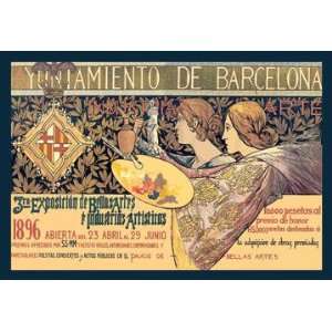  Ayuntamiento de Barcelona 12x18 Giclee on canvas