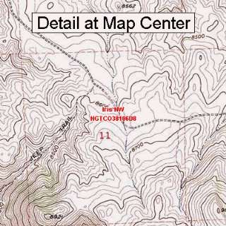  USGS Topographic Quadrangle Map   Iris NW, Colorado 