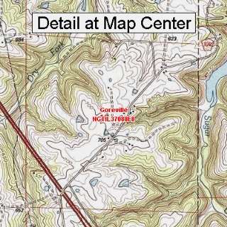  USGS Topographic Quadrangle Map   Goreville, Illinois 