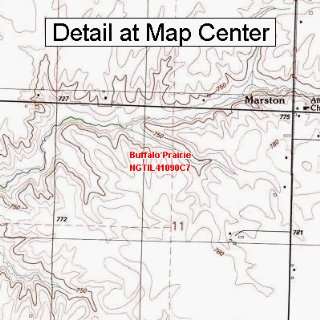  USGS Topographic Quadrangle Map   Buffalo Prairie 