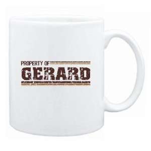  New  Property Of Gerard Retro  Mug Name