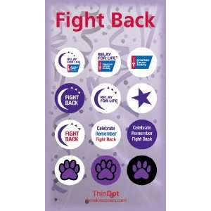ThinDot Home Button Decals for iPad, iPhone and iPod Touch Fight Back 