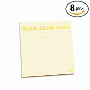   Sticky Notes Blah, Blah, Blah (Pack of 8)
