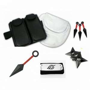   Knife Set 3 and Black Naruto thrower Shuriken Weapon Toys & Games