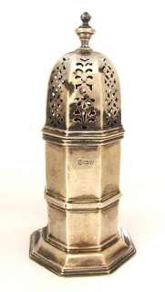 Antique Sterling Silver Sugar Caster/Muffineer/Shaker George Nathan 