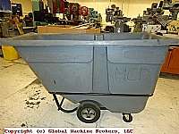 Rubbermaid Hopper 1315 Dumper 1000 Lb Utility Cart  