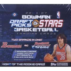  2006 07 Bowman Draft Picks & Stars Basketball Hobby Pack 