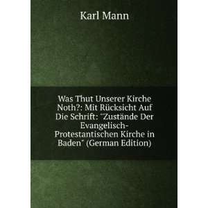    Protestantischen Kirche in Baden (German Edition) Karl Mann Books