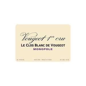   Vougeot 1er Cru Clos Blanc De Vougeot 2009 750ML Grocery & Gourmet