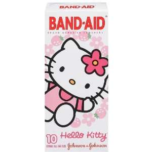  Band Aid Childrens Hello Kitty Adhesive Bandages, One 
