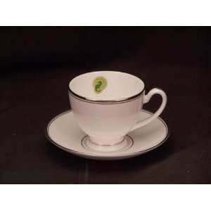  Waterford China Kilbarry Platinum Cups & Saucers Kitchen 