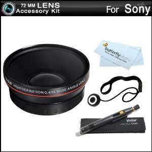  Vivitar 72mm Wide Angle Lens Kit For Sony SLT A77 Sony a77 