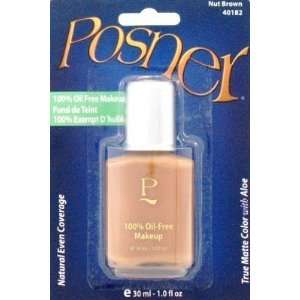  Posner Fond De Teint Nut Brown 1.0 oz. (3 Pack) with Free 