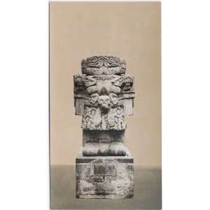  Reprint Mexico. An Aztec Idol, Teoyaomiqui 1897 1924