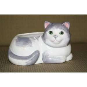  Avon Ceramic Cat Planter 