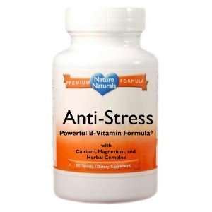 Anti Stress Max, Powerful B Vitamin Formula + Herbal Complex, 90 