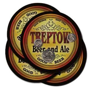  TREPTOW Family Name Beer & Ale Coasters 