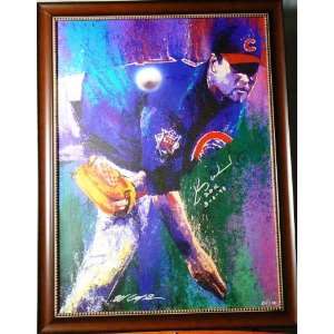  Kerry Wood Autographed Giclee   Autographed MLB Art 