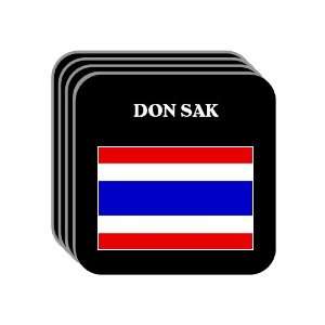  Thailand   DON SAK Set of 4 Mini Mousepad Coasters 
