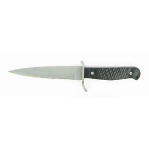  Trench Knife 2000, Micarta Handle, ComboEdge, Nylon Sheath 