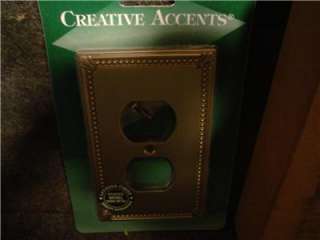 CREATIVE ACCENTS, OUTLET PLATES, BRUSHED NICKEL  