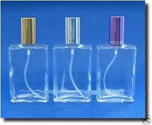Atomizer Bottle Glass Rectangle 3.5oz (105ml) Choose  