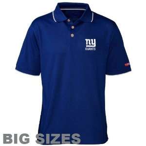 New York Giants Royal Blue Spiral Pass Big Sizes Polo  