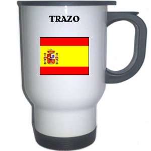  Spain (Espana)   TRAZO White Stainless Steel Mug 