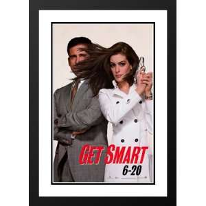 Get Smart 32x45 Framed and Double Matted Movie Poster   Style A   2008