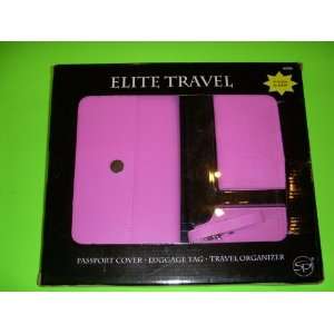   Travel PINK passport cover luggage tag travel organizer Office