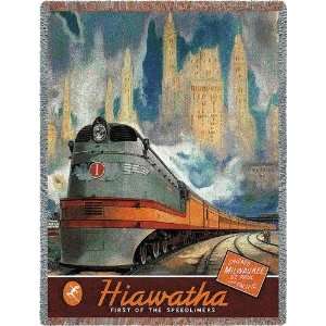  Hiawatha Train Tapestry Throw PC 2459T