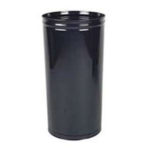  Tall Trash Container For Use W/Dome Tops, Black, 80 Quart 
