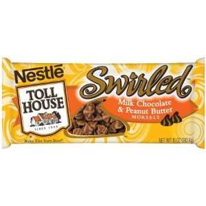 Nestle Toll House Morsels Swirled Milk Chocolate & Peanut Butter   12 