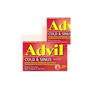  Advil Cold & Sinus   Non drowsy (20 Coated Caplets 
