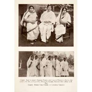  1925 Print Sarojini Naidu Chittaranjan Das Basanti Devi 