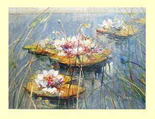 Ninfee water lilies By Augusto Flores