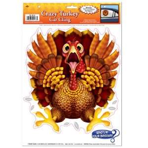  Crazy Turkey Car Cling Case Pack 168   706383
