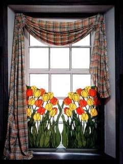 Stained Glass Patterns UNIQUE WINDOW TREATMENTS ~ NEW  