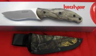 Kershaw Hunting Knife 1070C Echo Camo AUS8A Drop Point NEW  