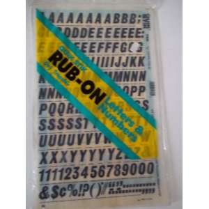  Quik Stik, 765, Rub On, Dry Transfer, Letters & Numbers, 3 