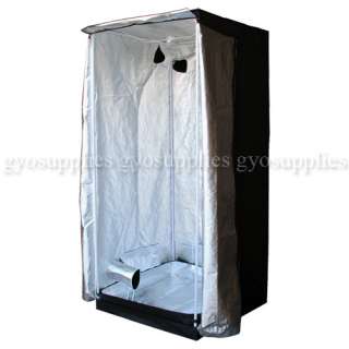 Reflective Mylar Hydroponic Grow Tent 3x3 Budd Box  